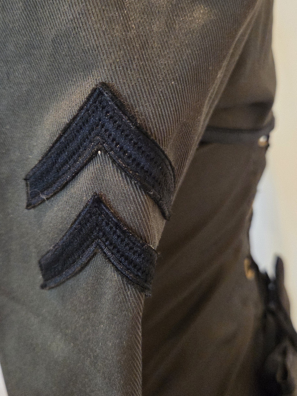 Olive Green Military-Inspired Corset Jacket & Skirt Set - Picture 9 of 16